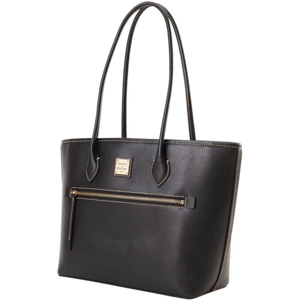 Dooney & Bourke Saffiano Tote - Black - Picture 2 of 4
